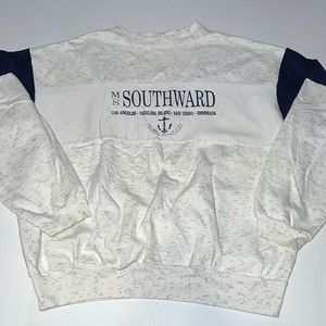 Vintage 80s 90s MS SOUTHWARD Cruiseship Crewneck Sweater Size 2XL Los Angeles